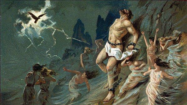 Ateşi çalıp insanlara veren devrimci ruh Prometheus’un Tanrı Zeus'u iki kere kandırdığı için başına gelen felaketlerden haberiniz var mı peki?