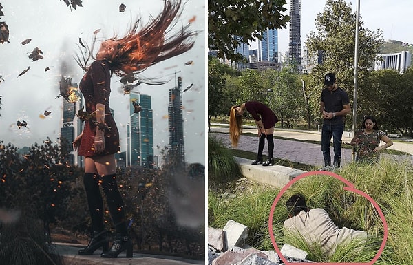 14. Будни фотографа нелегки. Что только не сделаешь для идеального кадра