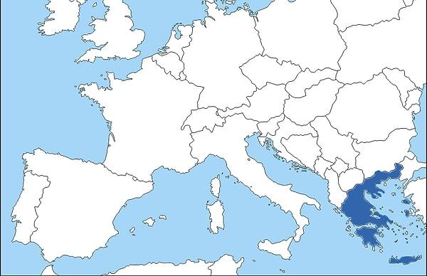 18. Mavi renk ile belirtilen ülke aşağıdakilerden hangisidir?