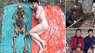 Babasının Mezarından Çıkarttığı Kemiklerle Çırılçıplak Fotoğraflar Çektiren Çinli Sanatçı