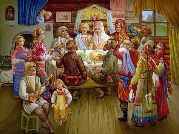 3. Где, согласно русским поверьям, живет кикимора?