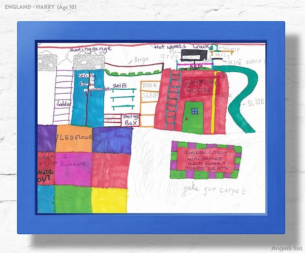 7. Рисунок десятилетнего Гарри из Англии