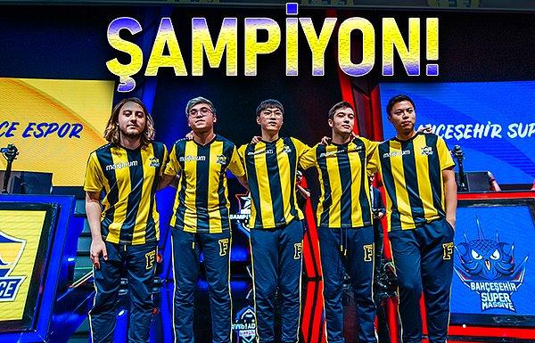 Böylece kupayı kaldıran, KMF'nin şampiyonu 1907 Fenerbahçe Espor oldu, tebrikler!