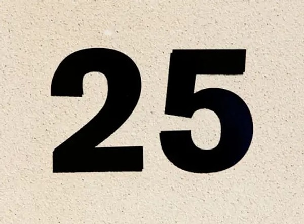 Ваш возраст — 25 лет!