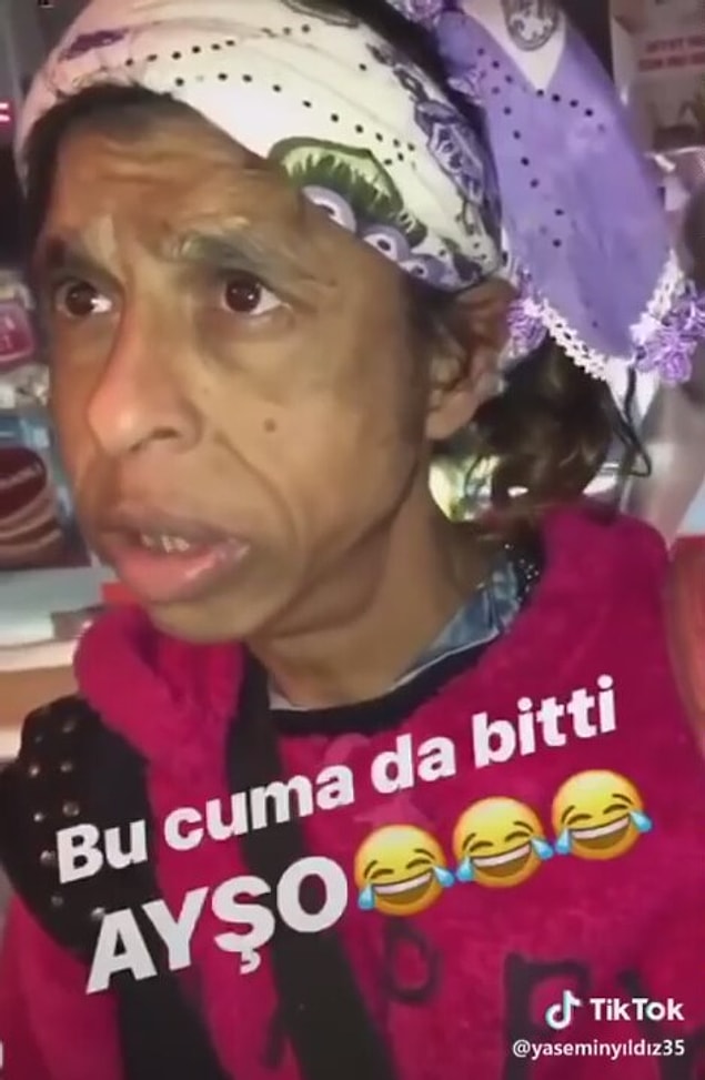Son internet fenomenlerimizden biri de Bornovalı Ayşe ya da onu tanıyanların bildiği ismiyle Ayşo. "Düğünüm var benim anlamıyon mu?" repliği hepimizin hafızasına yer etti.