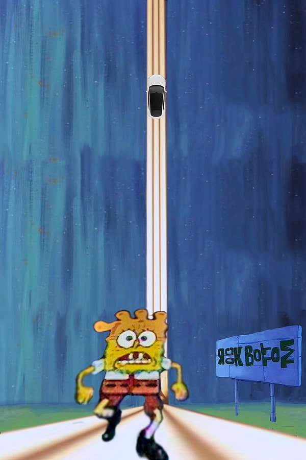 6. Губку Боба не обошли стороной