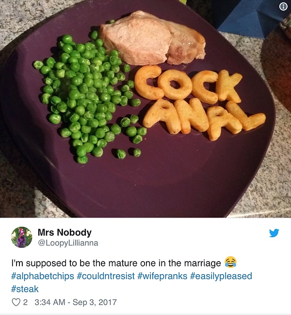 3. "Вообще-то я считаюсь наиболее взрослым человеком в этом браке". Что ж, женщинам тоже иногда хочется подурачиться :)