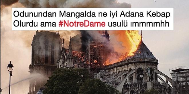 Kirli Zihinler Devrede! Notre Dame Katedrali'nde Çıkan Yangınla İlgili Kan Dondurucu Yorumlar Yapan İnsanlar