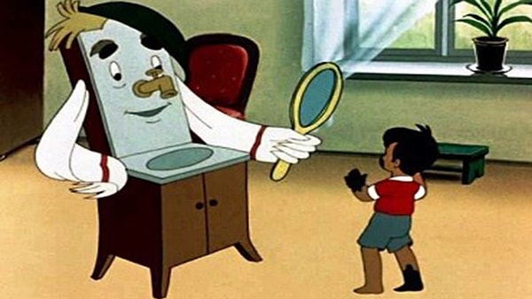 8. Откуда выходит Мойдодыр в детской сказке Корнея Чуковского?