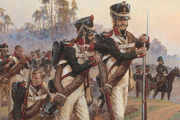 4. Кто из этих военнослужащих русской армии отличались высоким ростом?