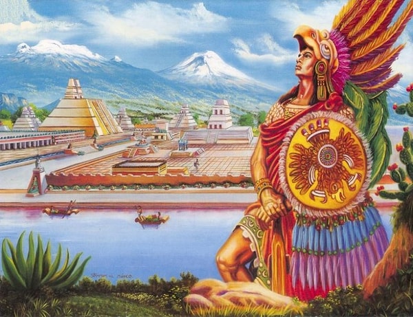 7. На каком континенте жили ацтеки?