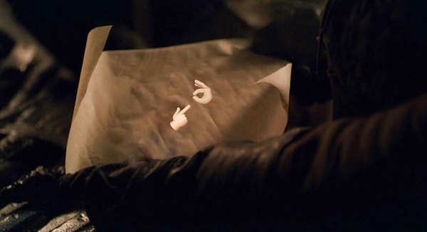 10. Записка для Джендри от Арьи