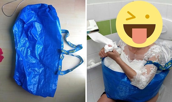 Невеста из Великобритании придумывает лайфхак с синей сумкой из ИКЕА, и Интернет ликует