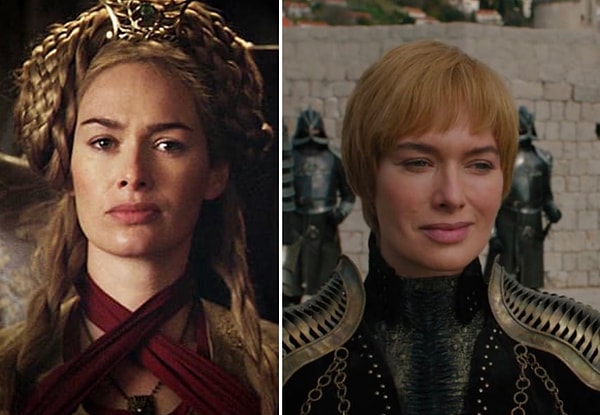 6. Серсея Ланнистер продолжает прихлебывать вино и ухмыляться холопам с Железного трона.