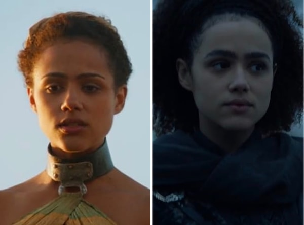 17. Миссандея больше не носит чокер.