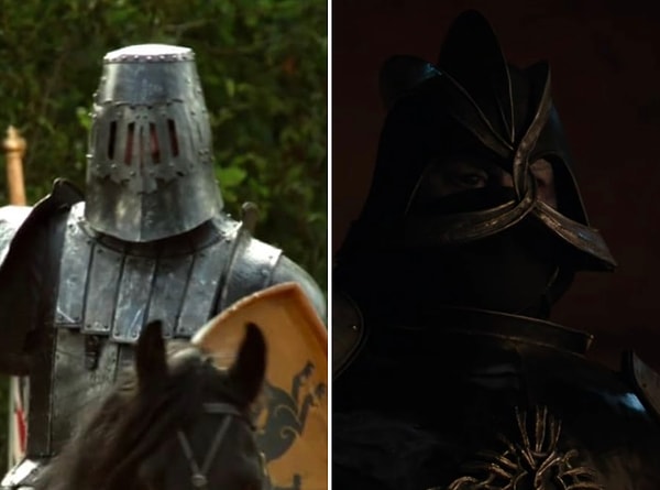 21. Гора экспериментирует со шлемами...