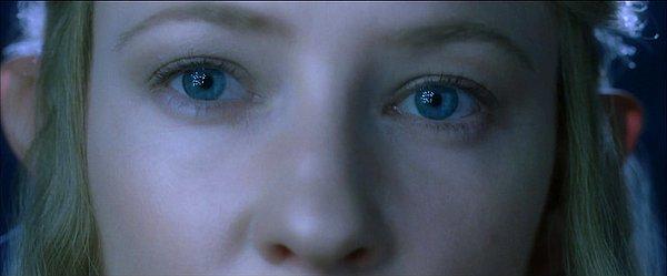 1. Galadriel'in gözleri (The Lord of the Rings, 2001)