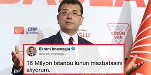 Ekrem İmamoğlu 16 Milyon İstanbullunun Mazbatasını Almaya Gidiyorum Dedi, Twitter Aşka Geldi!