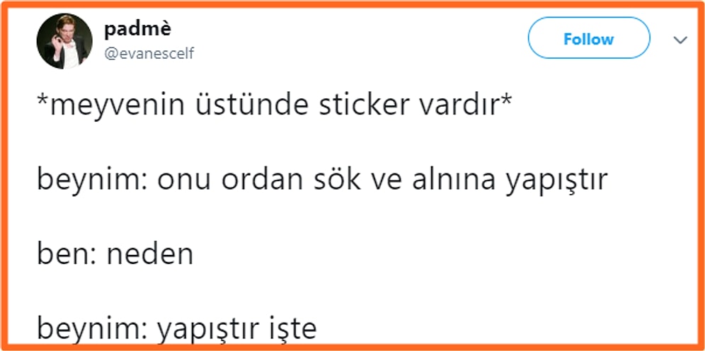 Beyinleriyle Aralarında Geçen Saçma Diyalogları Paylaşarak Hepimizi Güldüren Twitter Kullanıcıları