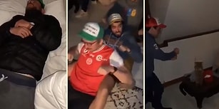 Aşırı Horlayan Arkadaşları Yüzünden Uykusuz Kalan Gençlerin Durumu Eğlenceye Çevirdikleri Muhteşem Görüntüler!