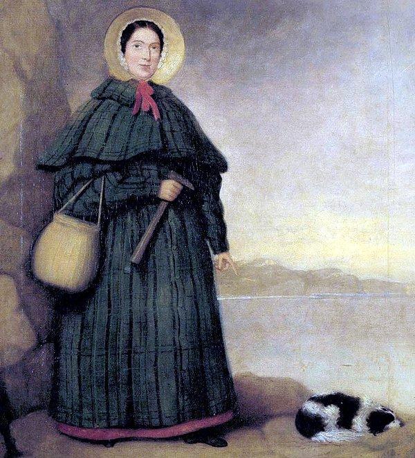5. Britanyalı fosil biriktiricisi ve paleontolojist Mary Anning. (1799-1847)
