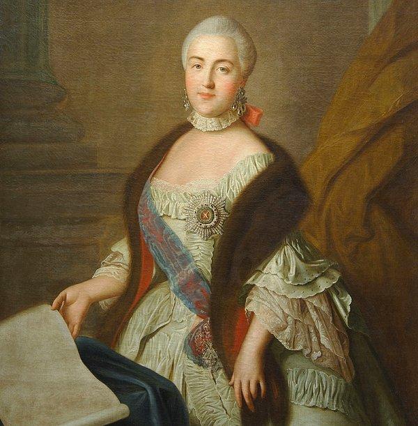 9. Rusya'yı en uzun süre yöneten İmparatoriçe Büyük Katerina. (1729-1796)