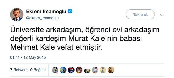 Ancak Ekrem İmamoğlu’nun eski ev arkadaşının FETÖ’den tutuklu asker Murat Kale olduğu iddiası doğru değil.