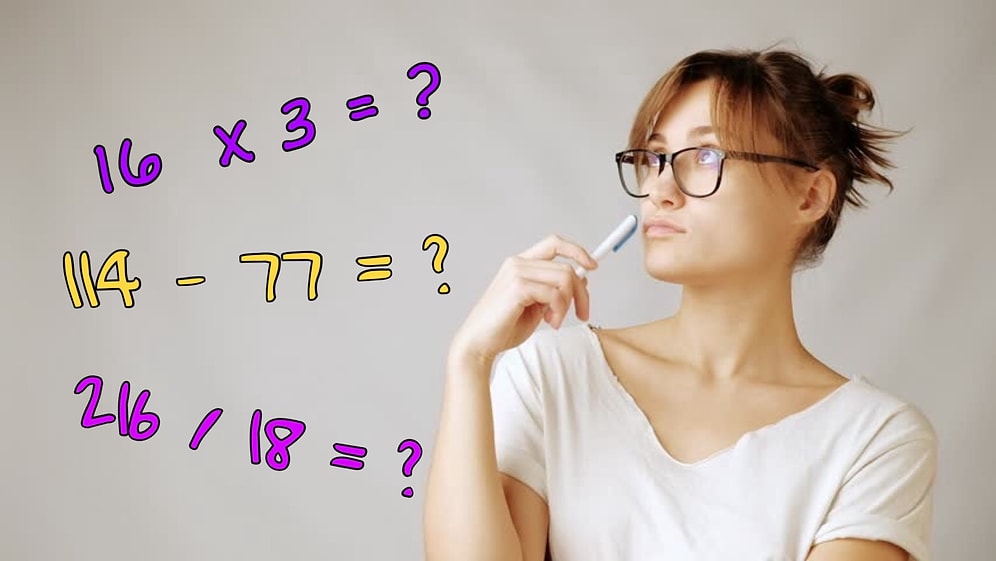 Тест: Сможете ли вы решить наши 9 примеров в голове или заставите краснеть своего школьного учителя по математике?