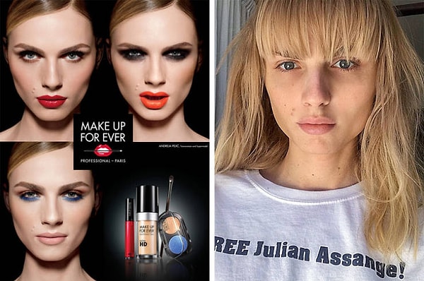 8. Андреа Пежич - Make Up For Ever