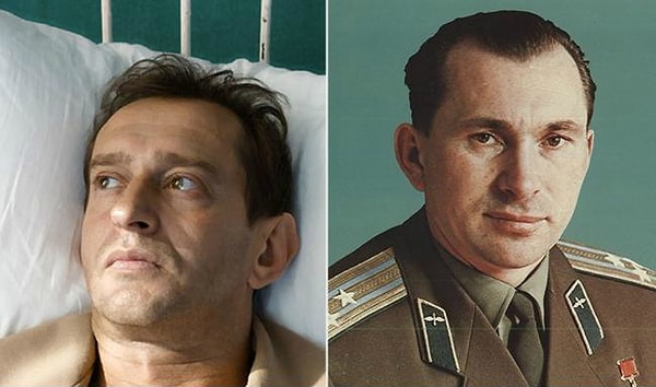 18. Константин Хабенский и командир "Восхода-2" Павел Беляев ("Время первых")