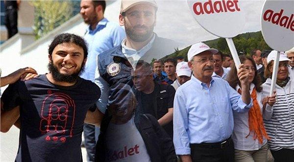 Enis Berberoğlu'nun tutuklanmasının ardından Adalet Yürüyüşü'ne çıkan Kemal Kılıçdaroğlu'na IŞİD tarafından suikast planlandığı ortaya çıkmıştı.