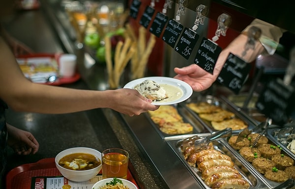 1. Любите ли вы питаться в кафешках, ресторанах и других заведениях?