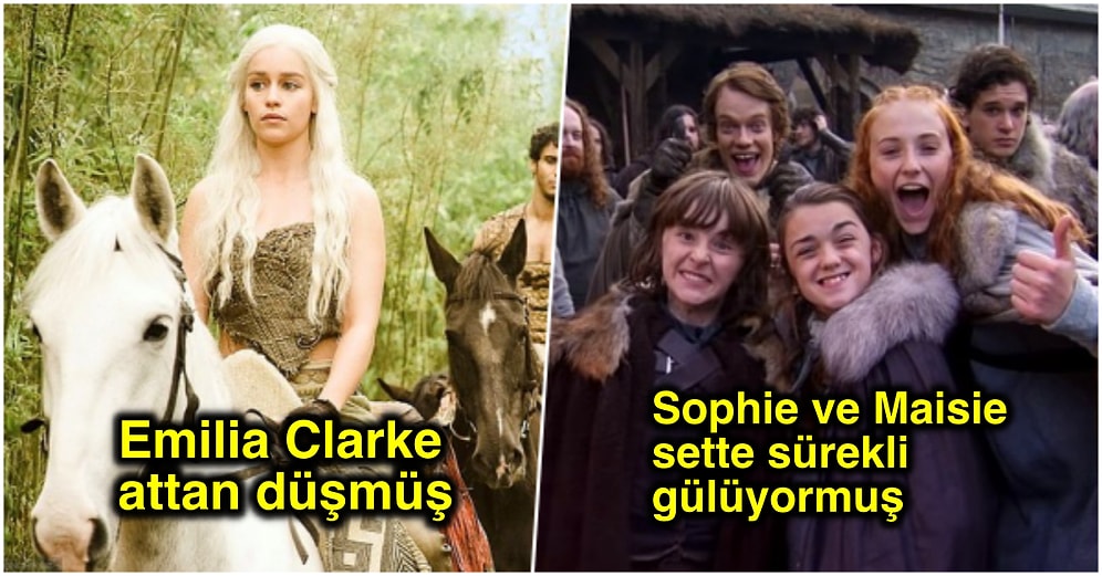 Biz İzlerken Onlar da Çekerken Keyif Alıyorlar: Game of Thrones Oyuncularının Kamera Arkasında Yaşadığı Samimi Anlar