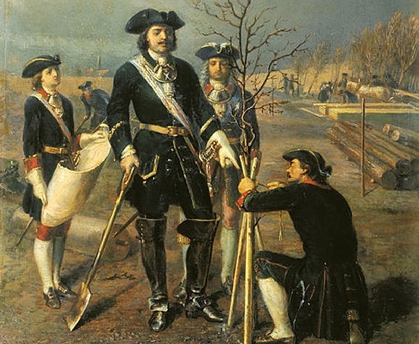 8. Под каким псевдонимом в 1697-1698 годах Петр I жил за границей?