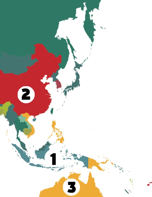 10. Найдите Индонезию: