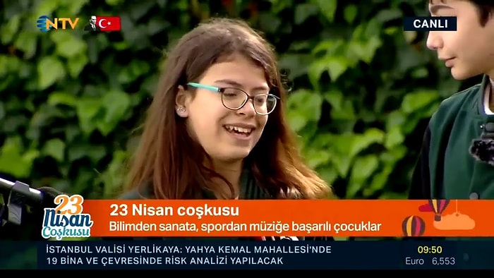 23 Nisan Ulusal Egemenlik ve Çocuk Bayramında Gelecekteki Hayalini Anlatan Öğrenci: 'Belki Alman Vatandaşı Olurum'