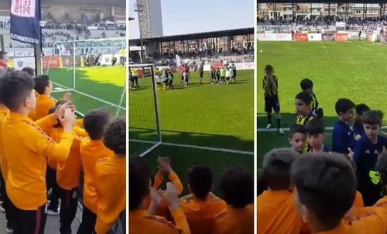 Galatasaray U10 Takımından Fenerbahçe U9 Takımına Muhteşem Destek