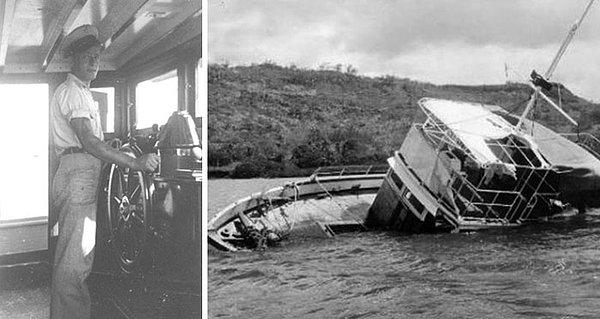 11. 1955 yılında batmadığı halde 25 kişilik mürettebatının tamamı kayboIan tekne