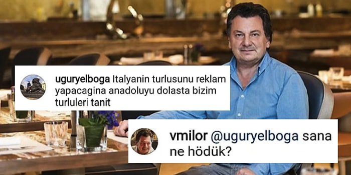 'Sana Ne Hödük?' Vedat Milor'dan 'Karı Kılıklı' ve 'İtalya'nın Reklamını Yapma' Diyen Kişiye Kapak Gibi Cevap