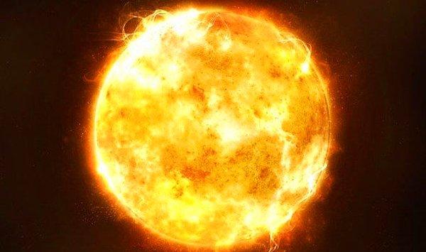 3. Güneş şu an 4.6 milyar yaşında ve orta yaşlı. 5.4 milyar yıl sonra bir Kırmızı Dev'e dönüşecek ve Dünya girdabın içine çekilip yok olmaktan kurtulamayacak.