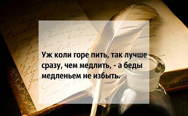 11. А из какого знаменитого произведения данная цитата?
