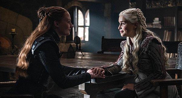 8. Sansa ve Daenerys arasında geçen diyaloglar ise ikilinin karakterlerini ortaya koyan bir sahneydi.
