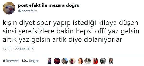 Lütfen daha gelmesin diyete yeni başladık 😃