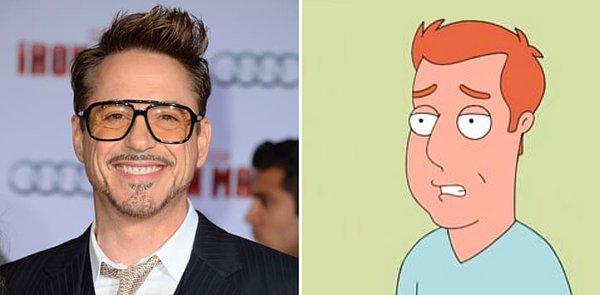10. Robert Downey Jr., Family Guy'da Patrick Pewterschmidt'di.
