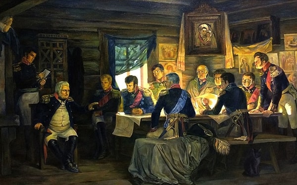 10. Совет в Филях (приказ отставить Москву без боя), 1812 год