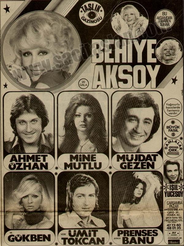 Müjdat Gezen, Zeki Alasya & Metin Akpınar ikilisi, Ateş Böcekleri gibi komedi dünyasının önemli isimleri de assolistlerden önce sahne aldı.