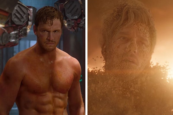 А те, кому в «Войне бесконечности» повезло меньше, сейчас выглядят как обыкновенная пыль. Так что делать с ними сравнительные снимки даже как-то неуважительно.