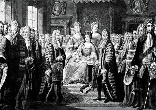 1707 - İngiltere, Galler ve İskoçya; Büyük Britanya olarak birleşti.