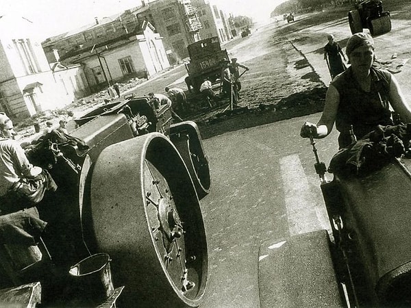 9. Асфальтирование улицы