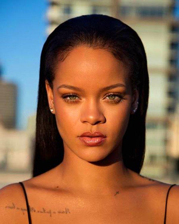 Verdiği listede ünlü popçu Rihanna